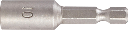 Draadeind indraaihulpstuk M10 L=50mm Met 1/4" zeskant aansluiting