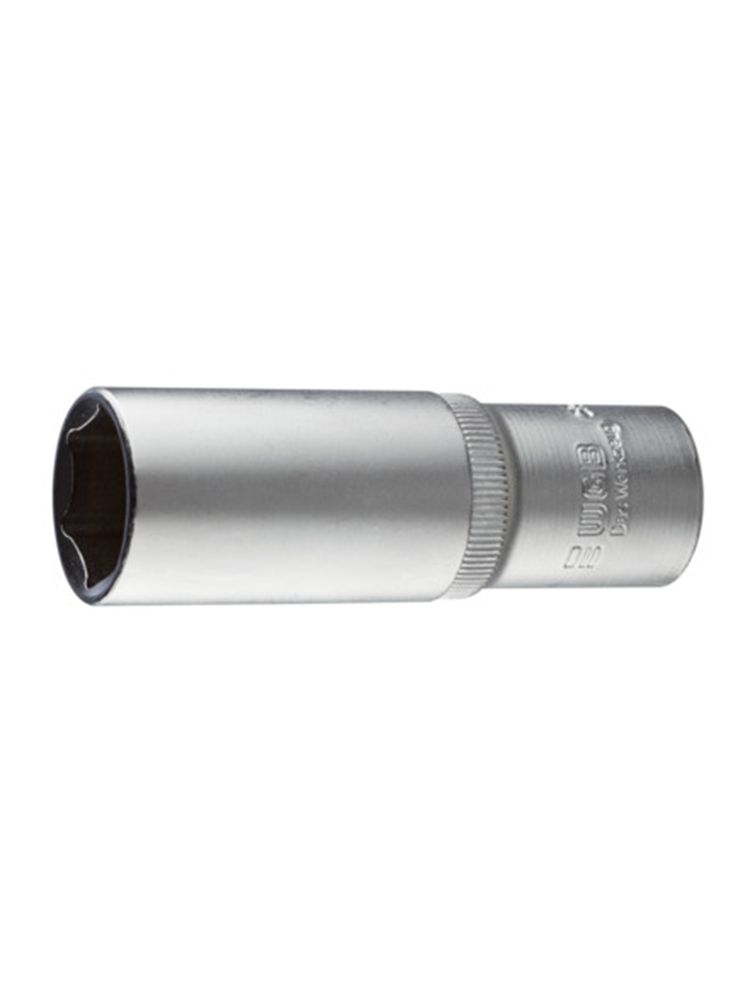 1/2" handdop SW10mm 6-kant L=76mm 