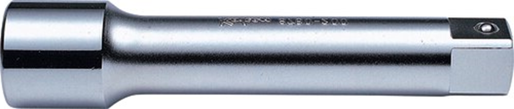 1" verlengstuk tbv. 1" dop L=400mm Met kogeltje handuitvoering