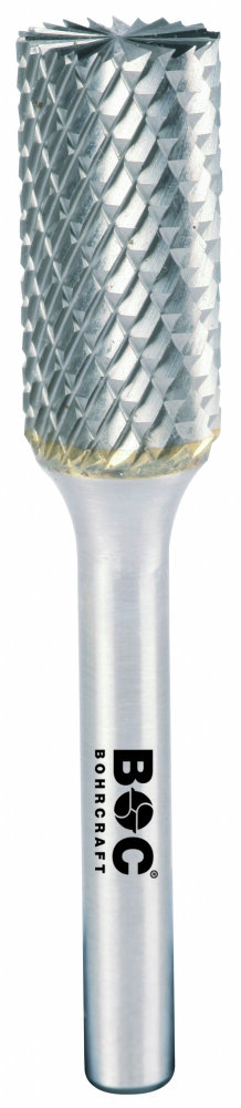 HM stiftfrees vorm B cilinder met kopvert. (ZYA-S) 16x25x70mm S=6  (Oud nr. 64114)