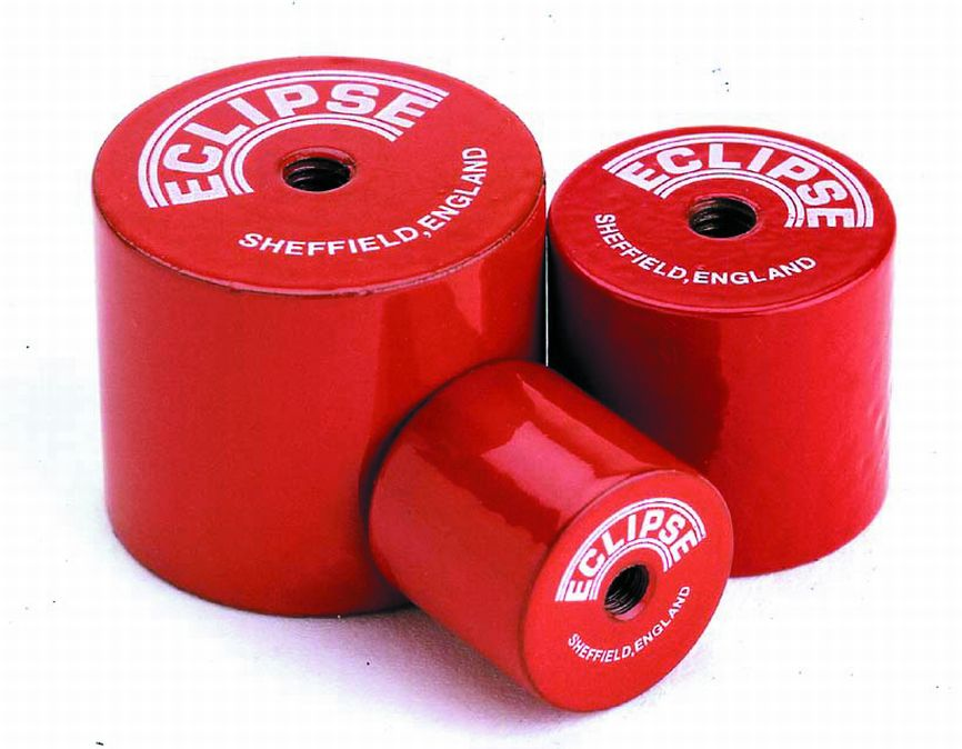 Busmagneet 17.5x16mm (M6) trekkr.2.65kg Alcomax III, max 220gr. Celcius