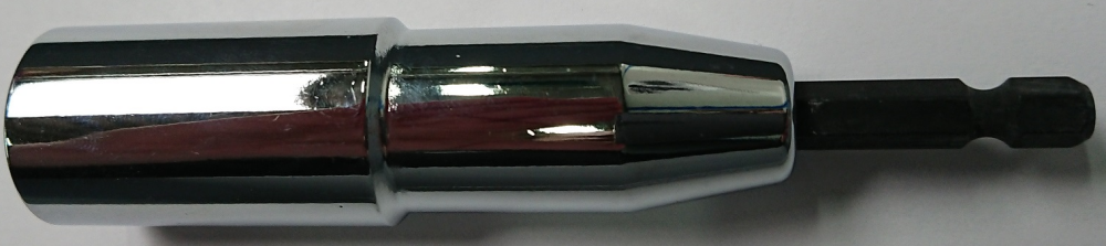 1/4" dopsleutel SW19mm 6-kant L=110mm Extra diep 61mm