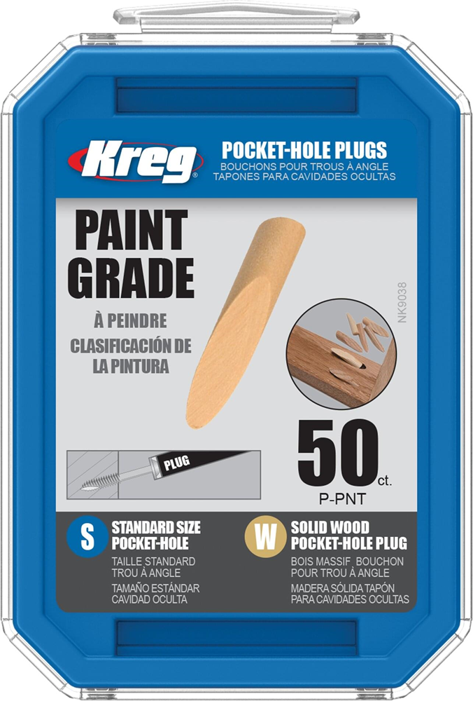 Hout standaard Pocket-Hole pluggen 50 stuks