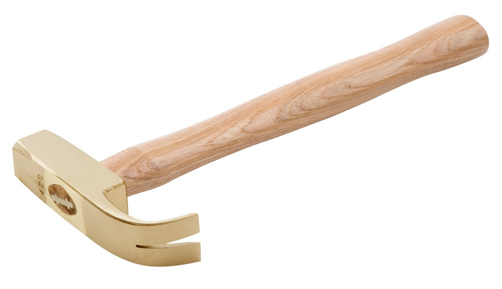 Vonkvrij klauwhamer met steel 450 gram
